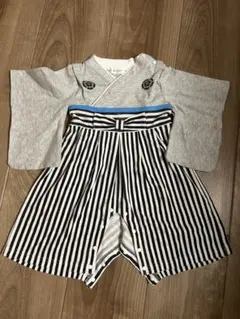 aenak 袴ロンパース　グレー　80