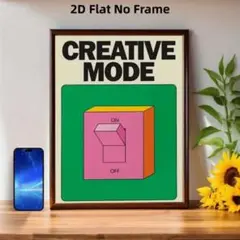 CREATIVE MODE アートポスター インテリア 北欧 雑貨