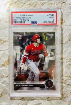 祝MVP PSA9 大谷翔平 SHOHEI OHTANI 2021 TOPPS