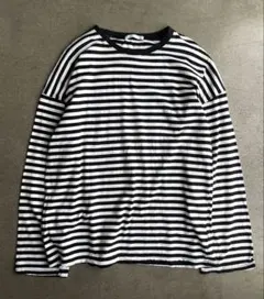 00s Y2K archive grunge spinns ボーダーロンT