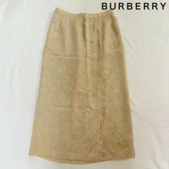 Burberry バーバリー　ロングスカート 42 ペイズリー柄のサムネイル