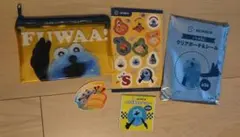 パペットスンスン　スシローコラボ クリアポーチ ステッカー