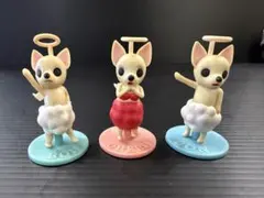 平成レトロ 激レア チワワワールド2個セット天使バージョン 激レア☆4種セット】チワワワールド 犬 チワワ 天使 フィギュア