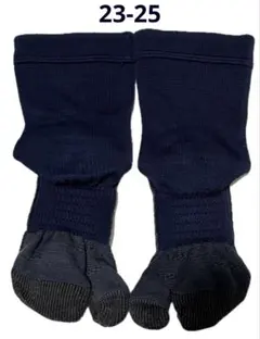【未使用】TARIO 足袋型ソックス 23-25 ネイビー