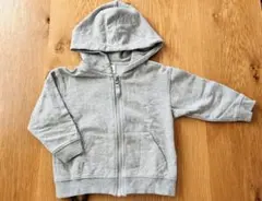 【値下げ】ベビー服　パーカー　グレー　90cm