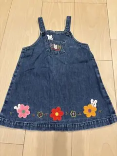 MIKI HOUSE デニムワンピース 90