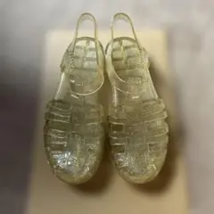 ☆お値下げ★ ゴールドグリッターサンダル