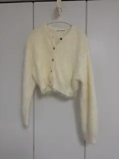 シャギー ニットカーディガン TINA：JOJUN