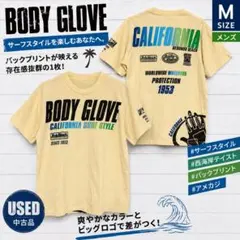 【ワンプライス/中古】半袖 M ボディグローブ Tシャツ ライトイエローのサムネイル
