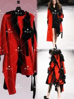 Yohji Yamamoto 23AW ストラップ付きロングコートのサムネイル