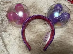 香港ディズニー　バルーン　光る　カチューシャ　Disney