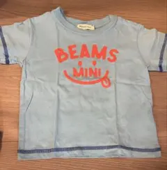 BEAMS mini 水色 Tシャツ