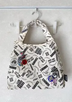 HYS×RAMONES ヒステリックグラマーラモーンズ トートバッグ 缶バッジ付