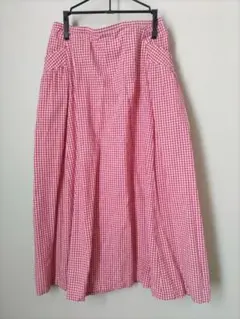 ビュルデサボン　スカート　ギンガムチェック