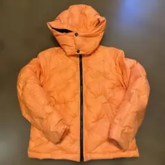 DIESEL キッズ ジュニア オレンジ ロゴ ダウンジャケット 10Y