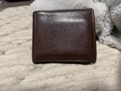 ブラウンレザー IL BISONTE 二つ折り財布