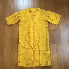 レースロングカーディガン　花柄　イエローのサムネイル