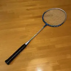 イグニオ　バドミントンラケット エアロダイナミック 青 長さ66センチ