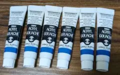 TURNERアクリルガッシュ　コバルトブルー（ヒュー）11ml 6本セット