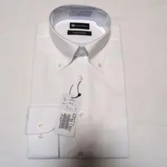 P.S.FA ホワイト柄39-82ボタンダウン