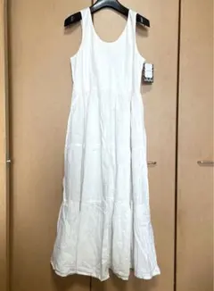 新品 Alluge ティアード ロング ワンピース ホワイト / ANAP 白のサムネイル