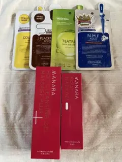 マナラ モイストウォッシュゲル＆ホットクレンジングゲル(オマケ韓国パック４枚付)