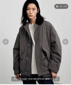 WYWM LAYERED 3WAY MILITARY BLOUSON