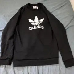 adidas トレフォイル スウェット ブラック Mのサムネイル