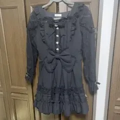 Lizlisa ティアラリボンティアードワンピース