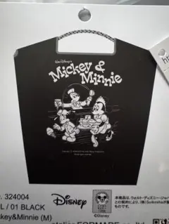 ボールアンドチェーン　ミッキー&ミニー　ディズニー　M 新品　同様　エコバッグ