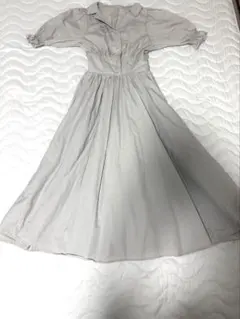 オリーブデオリーブ　パフスリーブロングワンピース