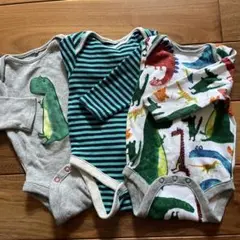 Next baby 長袖ロンパース3着セット