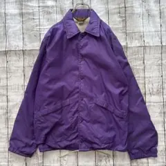 70s 80s USA製 Pla-Jac 無地 ナイロン コーチジャケット S