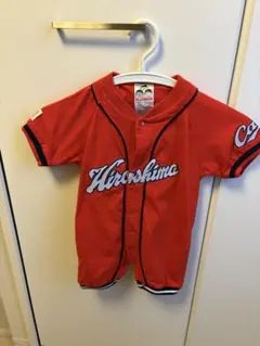 PLAYBOYA 広島 赤 ロンパース 12ヶ月