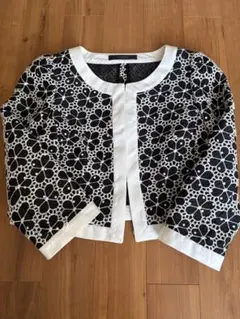 COTOOコトゥー◆ディグニティレースジャケット￥93，450 黒 38◆白洋舎クリーニング済