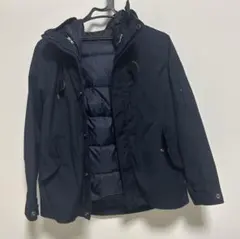 アーバンリサーチドアーズ　ネイビー マウンテンパーカー フード付き