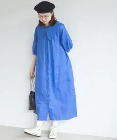 fig London LINEN gingham mini dress - メルカリ