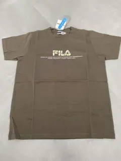 FILA オリーブグリーン Tシャツ