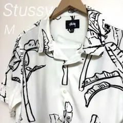 激レア】STUSSY ステューシー オープンカラーシャツ アロハシャツ