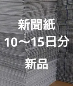 新聞紙　新品　未読 ペットシートなど