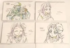 鬼滅の刃 展示原画ポストカード 真菰 4枚セット
