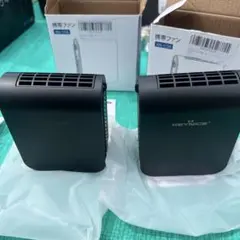 KEYNICE 腰掛け・首掛けポータブルファン 2台セット