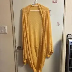 ☆asknowas オレンジcolor ロングカーディガン