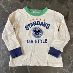 MIKIHOUSE DOUBLE.B 長袖カットソー　110cm 緑×青