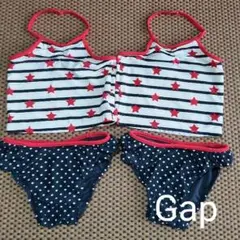 【２着セット】babyGap セパレート水着 100cm〜110cm 5歳 双子