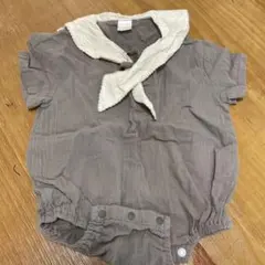 バースデイ　teteatete レースセーラー襟ロンパース