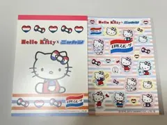 ハローキティ メモ帳 シール　セット 日刊スポーツ ノート