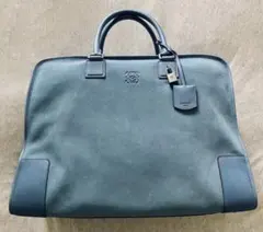 激レア！特大サイズ　LOEWE ロエベ アマソナ スウェード ビジネスバッグのサムネイル