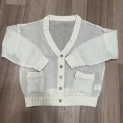 モヘアニット カーディガン