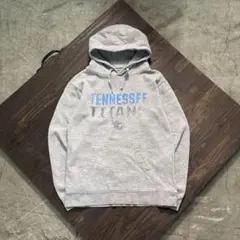 7AS2　プリントパーカー　フーディー　グレー　S古着used